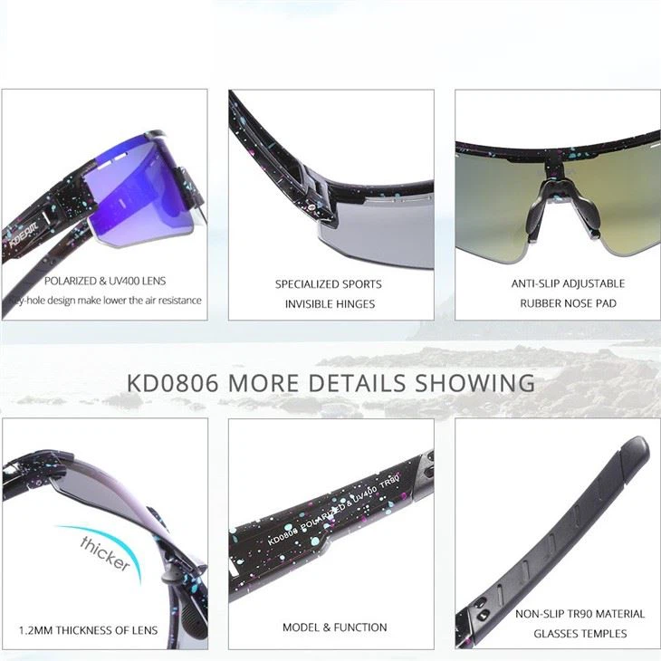 Polarized Men's Cycling Glasses Viper Sunglases